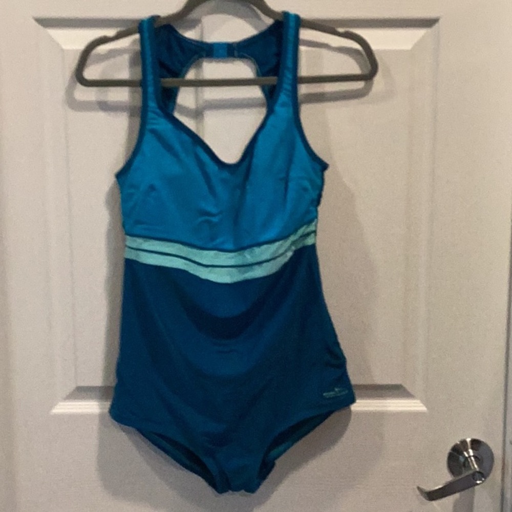 Women's Blue One-Piece Swimsuit